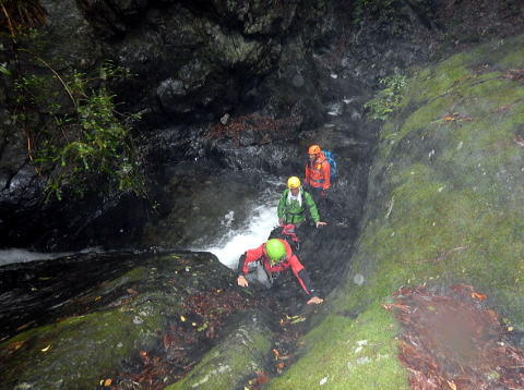 2017.7.29　水根沢谷（沢登り）