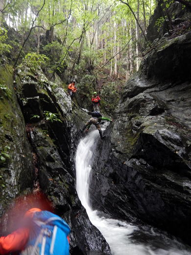 2017.7.29　水根沢谷（沢登り）