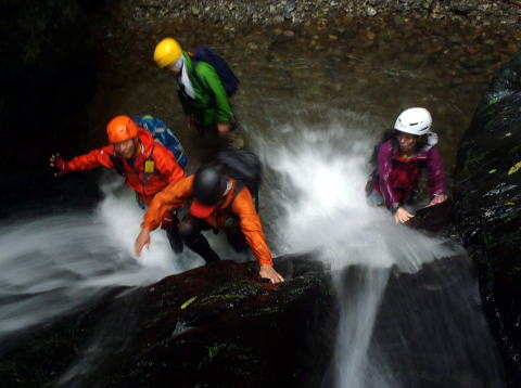 2017.7.29　水根沢谷（沢登り）