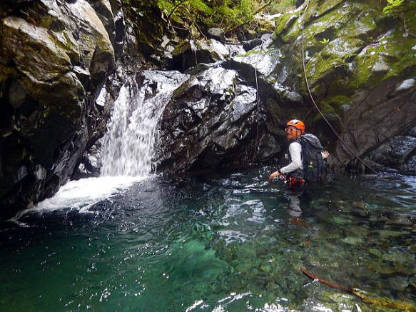 2017.8.6　矢駄沢（沢登り）