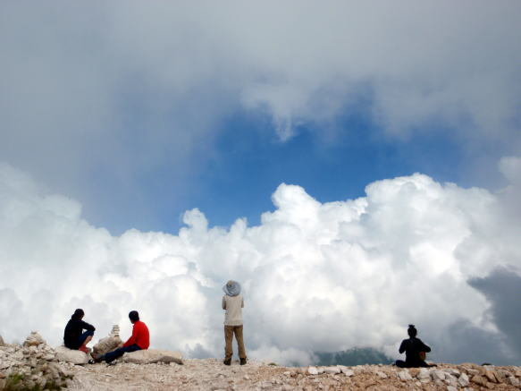 2017.8.11-14　水晶岳（尾根歩き）
