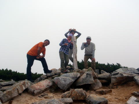 2017.8.11-14　水晶岳（尾根歩き）