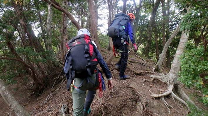 2016.10.23　鳥屋待沢（沢登り）