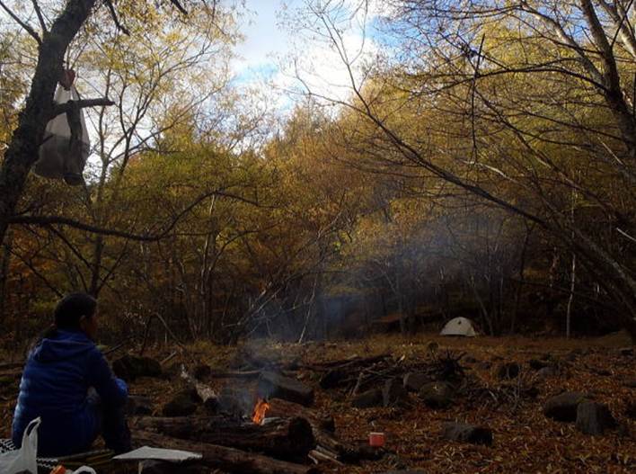 2016.10.26-27　阿弥陀岳南稜（尾根歩き）