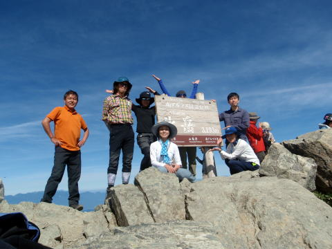 2017.8.26-27　北岳（尾根歩き）