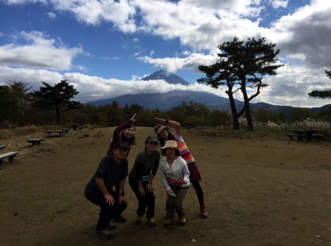 2016.10.29　富士五湖周辺・足和田山（尾根歩き）