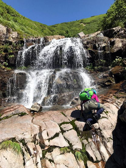 2017.9.9　米子沢（沢登り）