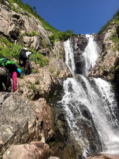 2017.9.9　米子沢（沢登り）