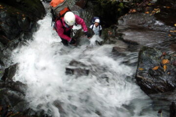 2016.10.29-30　市ノ沢（沢登り）