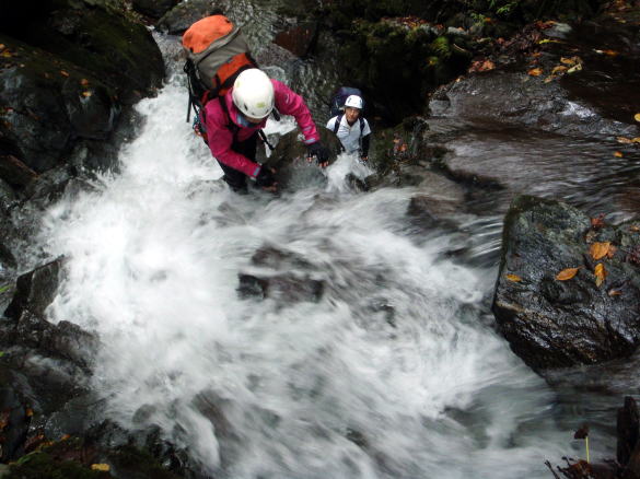 2016.10.29-30　市ノ沢（沢登り）