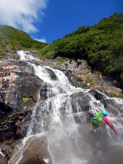 2017.9.9　米子沢（沢登り）