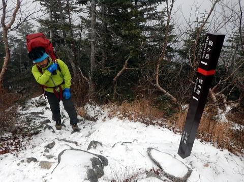 2016.11.3-7　中央アルプス縦走（将棋頭山 木曽駒ヶ岳 宝剣岳 空木岳 南駒ヶ岳 越百山 念丈岳 大島山 本高森山）（尾根歩き）