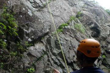 2017.9.10　丹沢 懸垂岩（岩トレ）