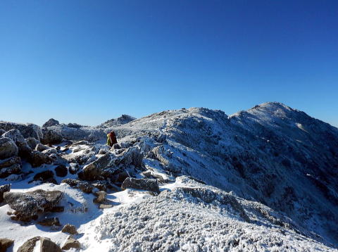 2016.11.3-7　中央アルプス縦走（将棋頭山 木曽駒ヶ岳 宝剣岳 空木岳 南駒ヶ岳 越百山 念丈岳 大島山 本高森山）（尾根歩き）