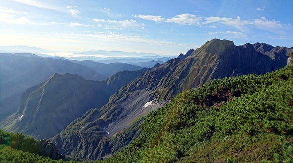 2017.9.17-20　槍ヶ岳 大キレット 奥穂高岳（尾根歩き）