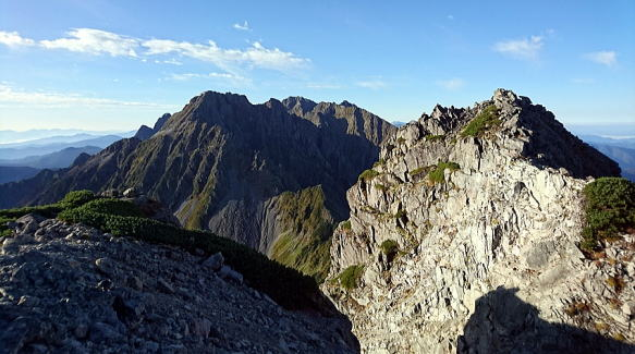 2017.9.17-20　槍ヶ岳 大キレット 奥穂高岳（尾根歩き）