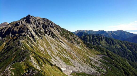 2017.9.17-20　槍ヶ岳 大キレット 奥穂高岳（尾根歩き）