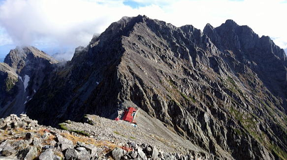 2017.9.17-20　槍ヶ岳 大キレット 奥穂高岳（尾根歩き）