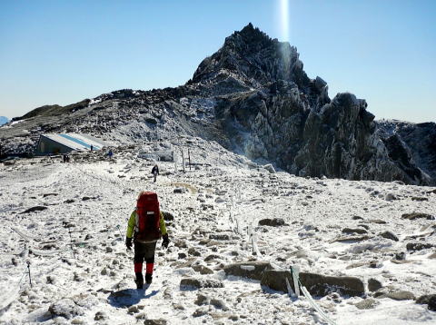 2016.11.3-7　中央アルプス縦走（将棋頭山 木曽駒ヶ岳 宝剣岳 空木岳 南駒ヶ岳 越百山 念丈岳 大島山 本高森山）（尾根歩き）