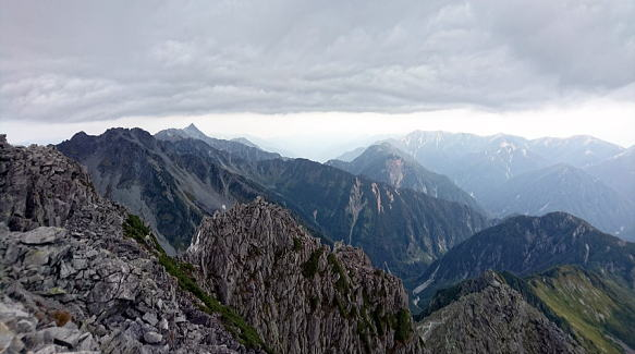 2017.9.17-20　槍ヶ岳 大キレット 奥穂高岳（尾根歩き）
