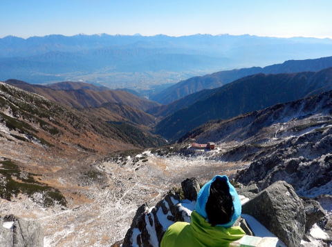 2016.11.3-7　中央アルプス縦走（将棋頭山 木曽駒ヶ岳 宝剣岳 空木岳 南駒ヶ岳 越百山 念丈岳 大島山 本高森山）（尾根歩き）