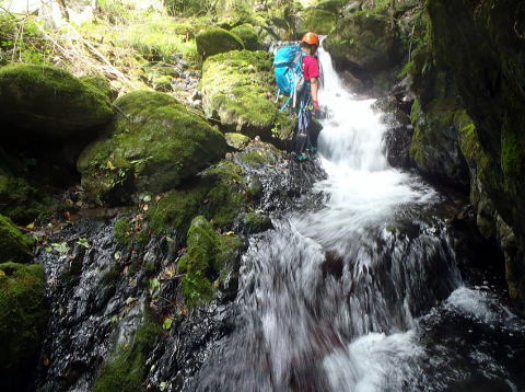 2017.9.24　小中沢（沢登り）