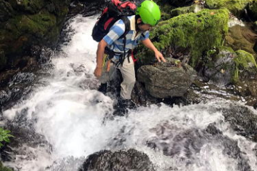 2017.9.24　小中沢（沢登り）