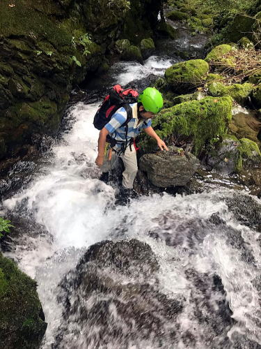 2017.9.24　小中沢（沢登り）