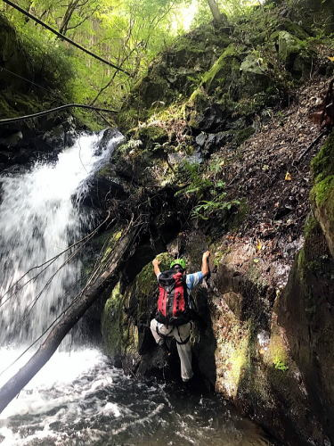 2017.9.24　小中沢（沢登り）