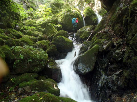 2017.9.24　小中沢（沢登り）
