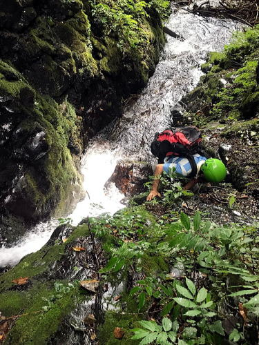 2017.9.24　小中沢（沢登り）