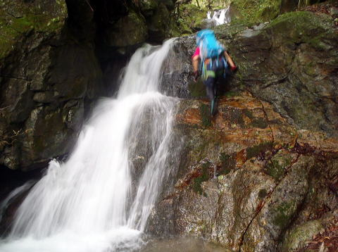 2017.9.24　小中沢（沢登り）