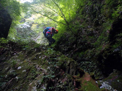 2017.9.24　小中沢（沢登り）
