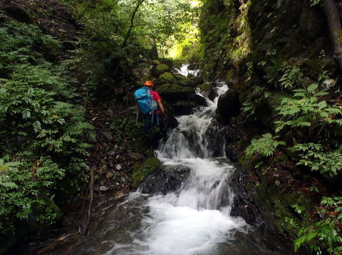 2017.9.24　小中沢（沢登り）