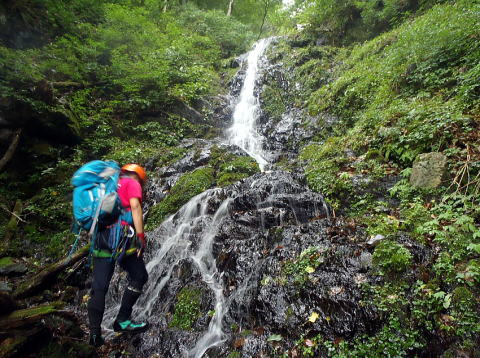 2017.9.24　小中沢（沢登り）