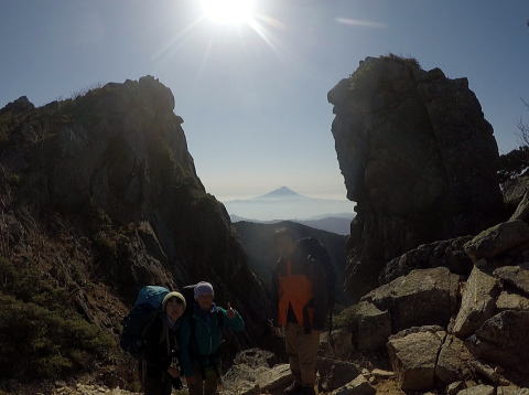 2016.11.5-6　瑞牆山 金峰山（尾根歩き）