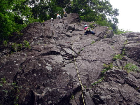 2016.6.12　水無川本谷（F5まで）＆丹沢 懸垂岩（沢登り）