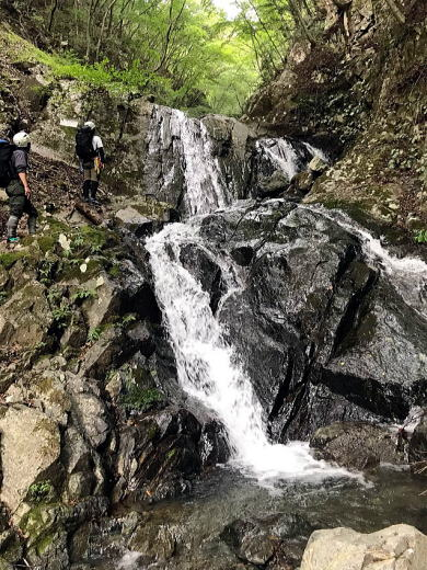 2017.10.1　源次郎沢（沢登り）