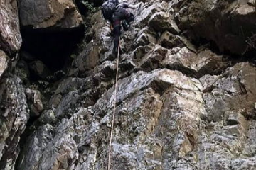 2017.10.1　源次郎沢（沢登り）