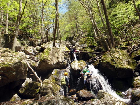 2016.4.29　倉沢長尾谷（沢登り）