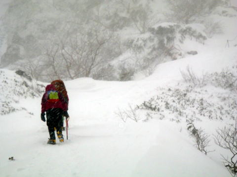 2014.2.1-2　赤岳（雪山）