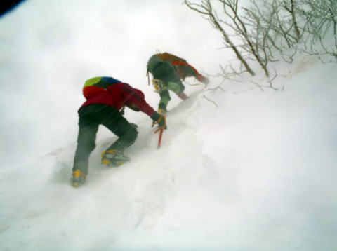 2014.2.1-2　赤岳（雪山）