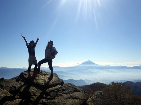 2017.11.3　乾徳山（尾根歩き）