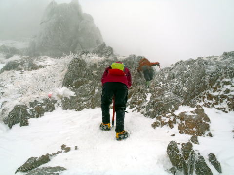 2014.2.1-2　赤岳（雪山）