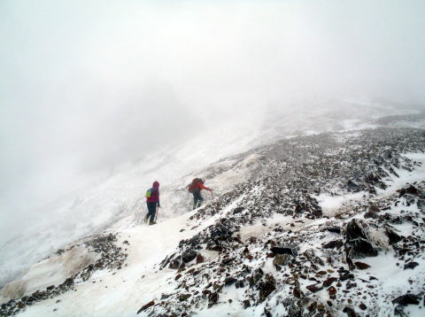 2014.2.1-2　赤岳（雪山）