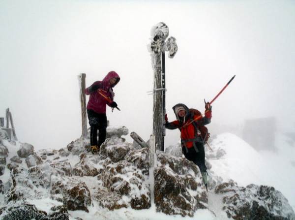 2014.2.1-2　赤岳（雪山）