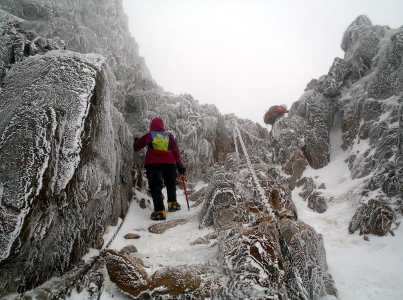 2014.2.1-2　赤岳（雪山）