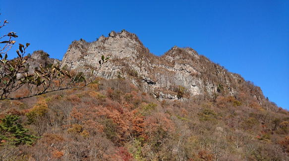 2017.11.11　妙義山中ノ岳（尾根歩き）