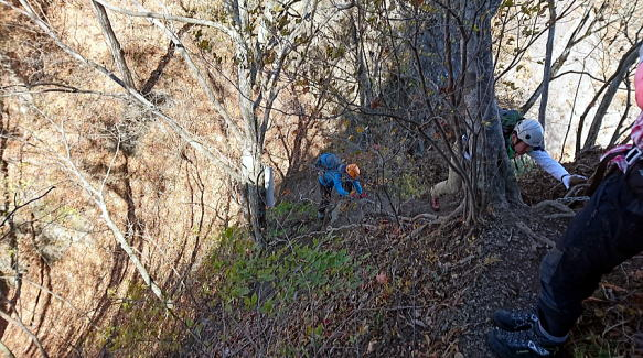 2017.11.11　妙義山中ノ岳（尾根歩き）