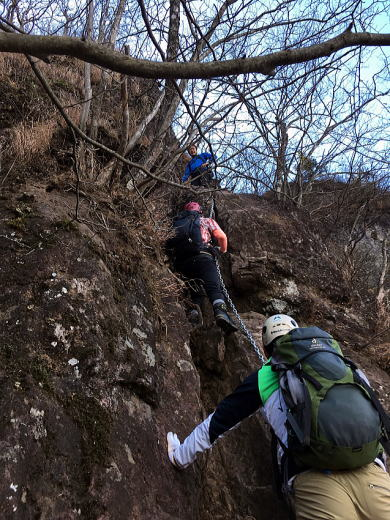 2017.11.11　妙義山中ノ岳（尾根歩き）